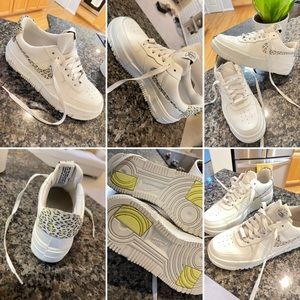 Women’s Air Force 1 SE Size 8 - Sail - LT Lemon Twist -  (slightly worn)